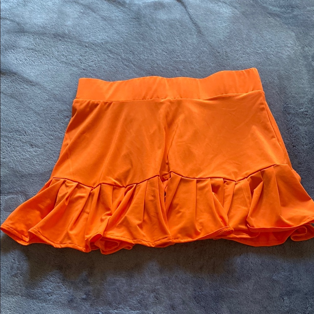 Shein Neon Orange Skort